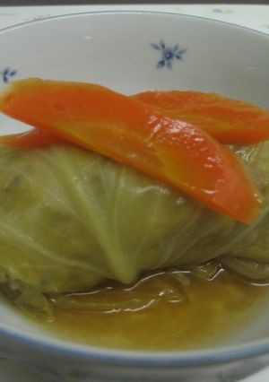 ロールキャベツ（鍋に窮屈詰め込み作り）-レシピのメイン写真
