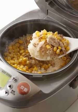 炊飯器で簡単コーンツナピラフ-レシピのメイン写真