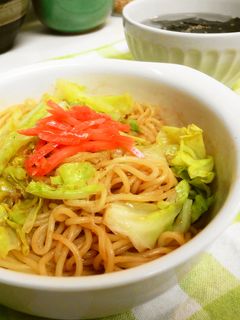 *レンジで簡単*キャベツ焼きそば*-レシピのメイン写真