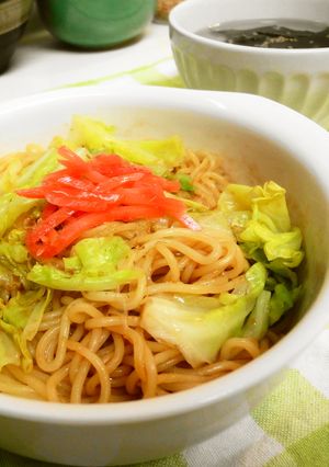 ＊レンジで簡単＊キャベツ焼きそば＊-レシピのメイン写真