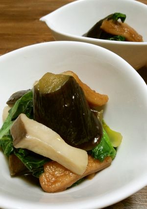なすと天かまの田舎煮-レシピのメイン写真