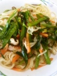 稲庭焼きうどん-レシピのメイン写真