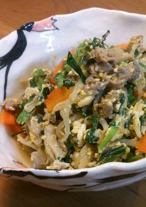 野菜たっぷりニラ玉-レシピのメイン写真