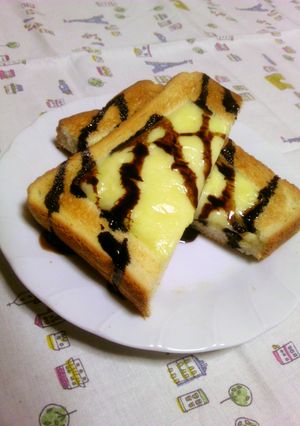 チョコチーズトースト☆-レシピのメイン写真