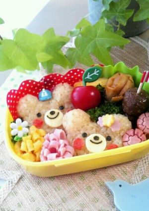 簡単！キャラ弁当☆可愛いクマちゃん♪-レシピのメイン写真