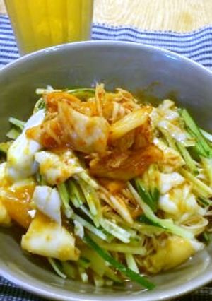 なんちゃってピビン冷麺-レシピのメイン写真