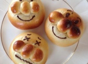 ☆スイートポテト餡でアンパンマンパン☆-レシピのメイン写真