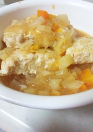赤ちゃんぱくぱく♪煮込み豆腐ハンバーグ-レシピのメイン写真