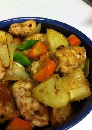 鶏胸肉のカレー炒め-レシピのメイン写真