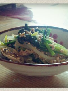 そぼろ煮を活用♪おひたし♪-レシピのメイン写真
