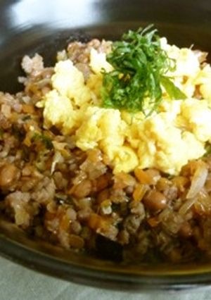 ランチに☆野菜納豆そぼろ丼-レシピのメイン写真