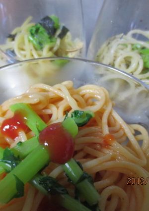 3種スパゲティー-レシピのメイン写真