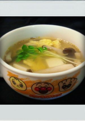 ■糖質制限■豆腐しめじ卵スープ☆簡単朝昼-レシピのメイン写真