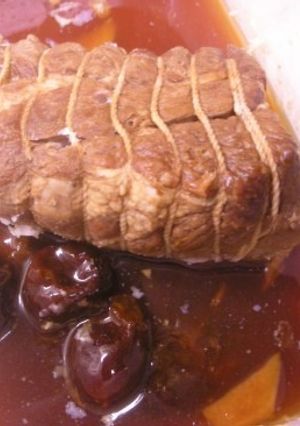 食物繊維たっぷり煮豚　プルーン添え-レシピのメイン写真