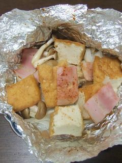 厚揚げときのこのホイル焼き-レシピのメイン写真