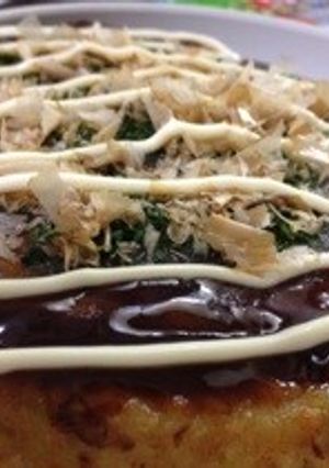 牡牛座が作るキャベツと豚バラのお好み焼き-レシピのメイン写真