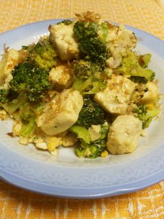 ブロッコリーのチャンプルー-レシピのメイン写真