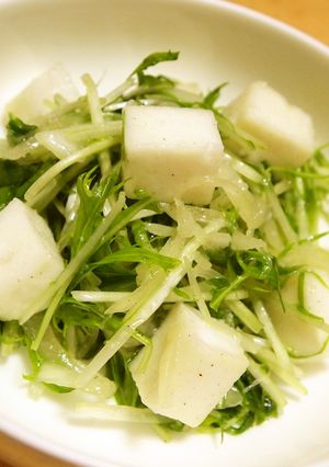 水菜とはんぺんのサラダ-レシピのメイン写真