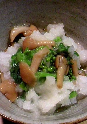 なごり雪（菜の花のみぞれ和え）-レシピのメイン写真