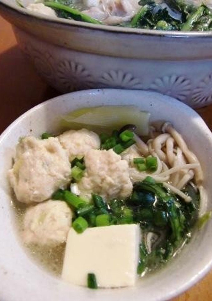 ゆず胡椒で鍋用・鶏つくね☆-レシピのメイン写真