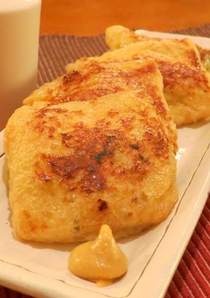 ほうれん草ツナチーズの油揚げ包み焼き-レシピのメイン写真