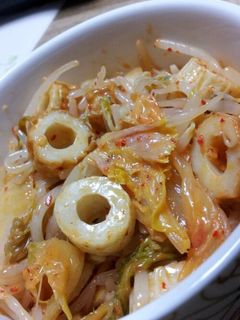 もやしとちくわのキムチ炒め-レシピのメイン写真