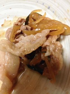 豚肉とスライス玉ねぎ 〜焼肉のタレ味〜-レシピのメイン写真