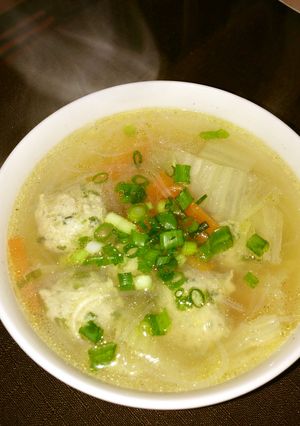 おかずスープ〜鶏だんこの春雨スープ‼-レシピのメイン写真