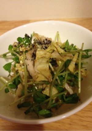 シャキシャキの豆苗サラダ-レシピのメイン写真
