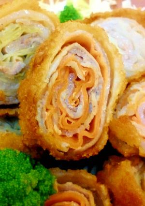 まきまき野菜トンカツ-レシピのメイン写真