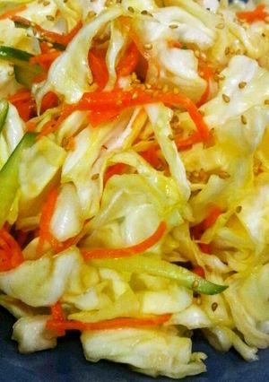 キャベツの梅ごまぽん酢-レシピのメイン写真
