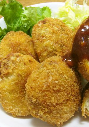 白菜入り！しっかり美味しいメンチカツ☆-レシピのメイン写真