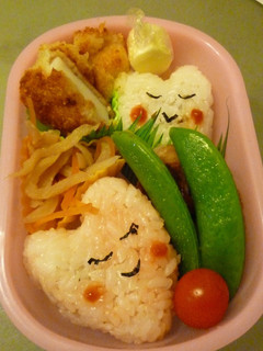 ハートのおにぎり弁当-レシピのメイン写真