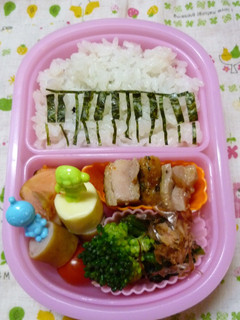 簡単キャラ弁!!ピアノご飯-レシピのメイン写真