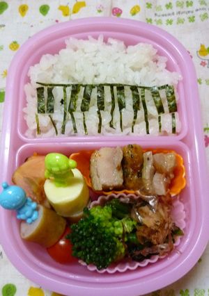 簡単キャラ弁！！ピアノご飯-レシピのメイン写真