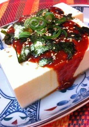 ウチの定番⌘韓国だれ冷奴-レシピのメイン写真