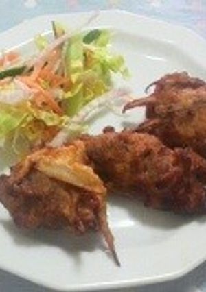 ゴボウと豚肉の天ぷら-レシピのメイン写真