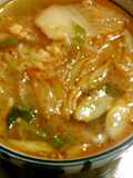 ひき肉とキムチのスープ～簡単キムチスープ