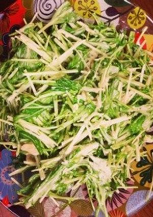 ホタテと水菜のサラダ-レシピのメイン写真