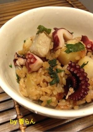 ちょっぴり洋風なタコ飯-レシピのメイン写真