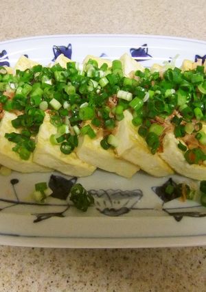 ネギたっぷり焼き奴-レシピのメイン写真