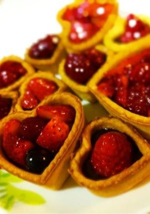 ラブラブいちごタルト♡-レシピのメイン写真