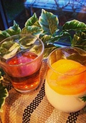 ピーチヨーグルトムース-レシピのメイン写真