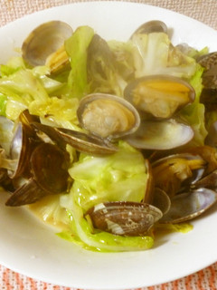 パパのアサリ&キャベツ②-レシピのメイン写真