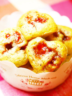 おやつに♪紅茶といちごジャムのプチケーキ-レシピのメイン写真