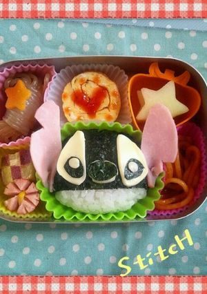 キャラ弁☆簡単スティッチ♪-レシピのメイン写真