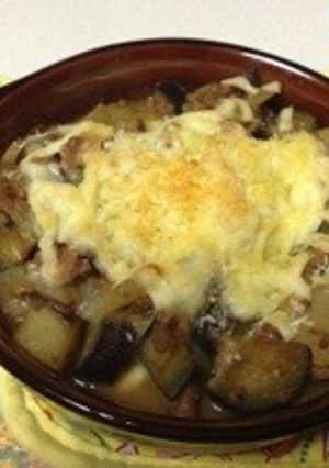 ナスとたっぷり野菜の味噌チーズ焼き-レシピのメイン写真