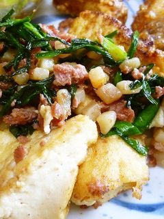 ニラ大量消費!ニラ豆腐炒め-レシピのメイン写真
