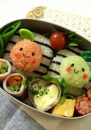 簡単♡小さなりんごちゃん♪キャラ弁-レシピのメイン写真