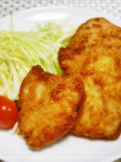 *鶏むね肉DE簡単柔らか~♪チキンカツ*-レシピのメイン写真